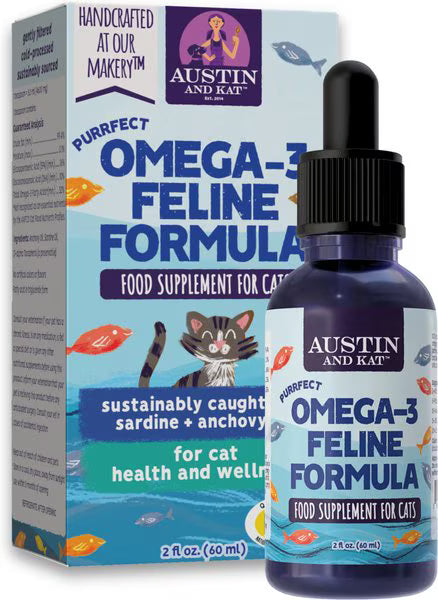 AUSTIN AND KAT Omega-3 Feline Formula Oil 2 OZ