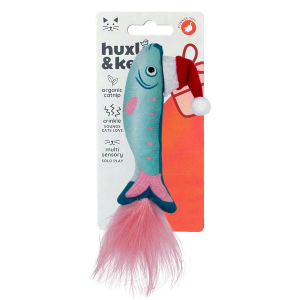 HUXLEY & KENT Merry Fishmas Sardine Mint Cat Toy