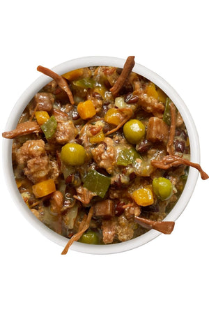 WERUVA Awesome Everything Beef & Red Rice Recipe with Veggies in Broth