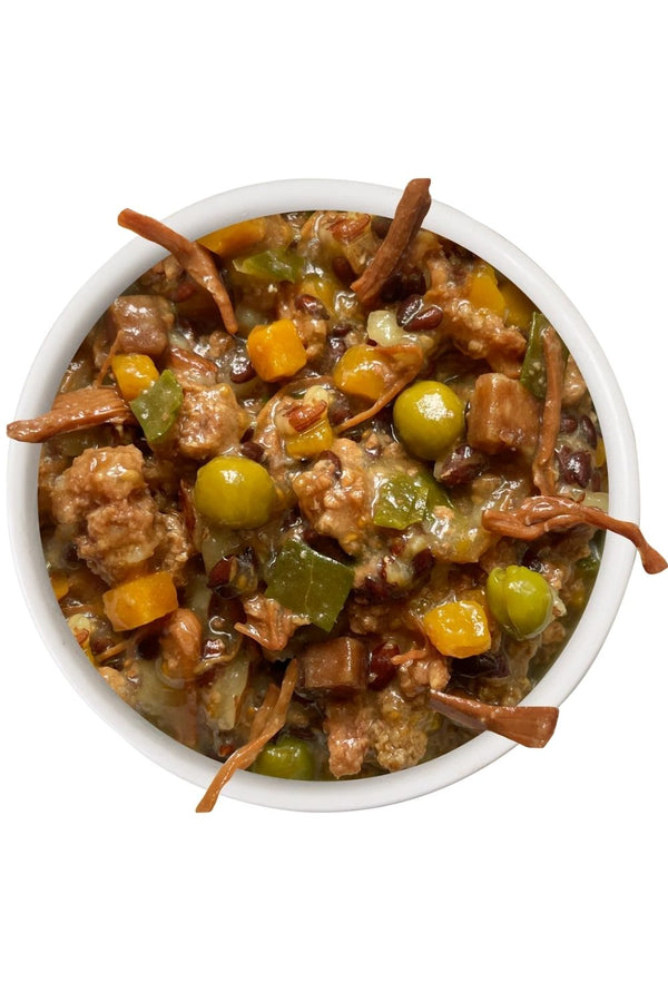 WERUVA Awesome Everything Beef & Red Rice Recipe with Veggies in Broth