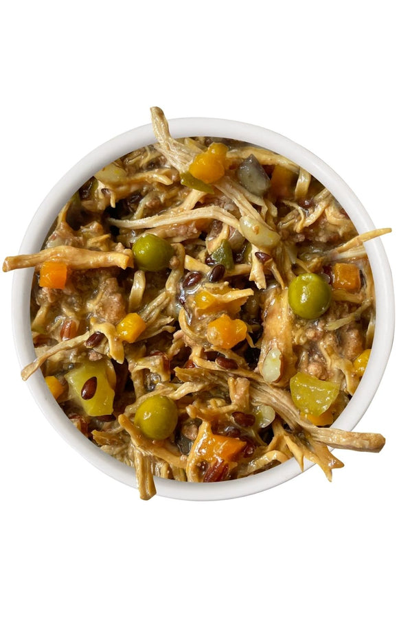WERUVA Awesome Everything Chicken Breast & Red Rice Recipe with Veggies in Broth
