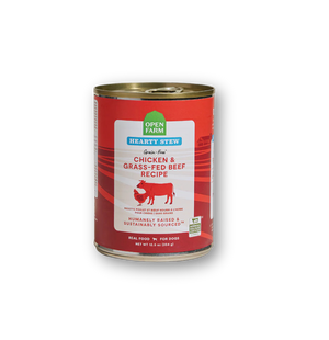 OPEN FARM Hearty Stew Chicken and Beef Dog Food 12.5 OZ CASE/12