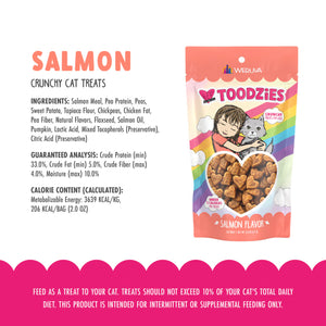 WERUVA Toodzies Salmon Cat Treat 2OZ