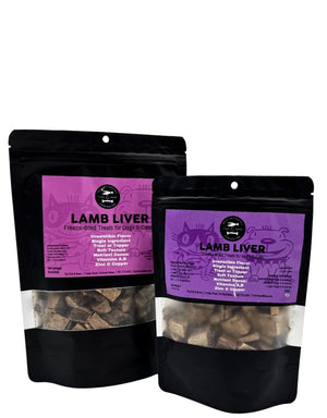 FISH & BONE Freeze-dried Lamb Liver Treats