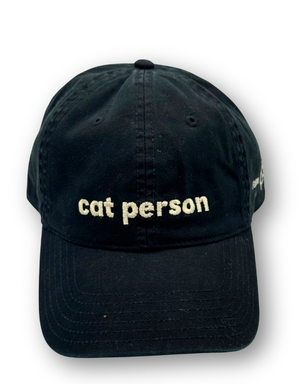 FISH & BONE Cat Person Cap Black