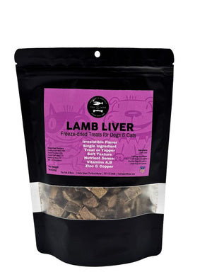 FISH & BONE Freeze-dried Lamb Liver Treats