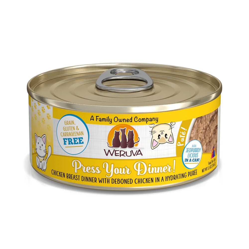 WERUVA Cat Press Your Dinner Pate Case 8/5.5OZ