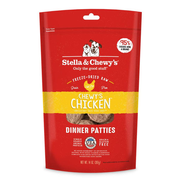 STELLA & CHEWY'S Freeze-Dried Dog Food Dinner Patties Chicken