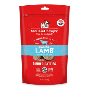 STELLA & CHEWY'S Freeze-Dried Dog Food Dinner Patties Dandy Lamb