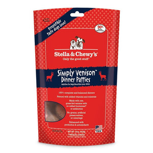 STELLA & CHEWY'S Freeze-Dried Dog Food Dinner Patties Simply Venison