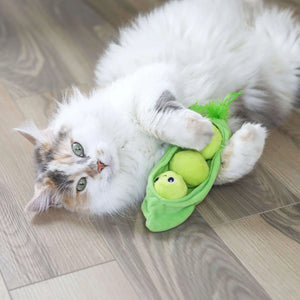 QURIKY KITTY Pea Pawd Kicker Cat Toy