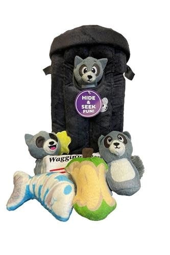 OUTWARD HOUND HIDE-A-Raccoon Plush Puzzle Toy