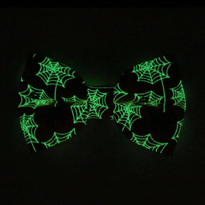 MADE BY CELO Spooky Spiderwebs Bowtie for Cats