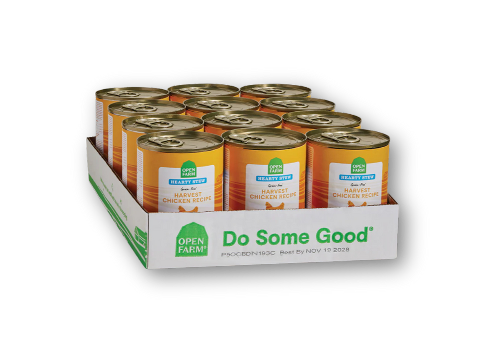 OPEN FARM Hearty Stew Harvest Chicken Dog Food 12.5 CASE/12