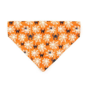 MADE BY CELO Spooky Spiderwebs Bandana for Cats