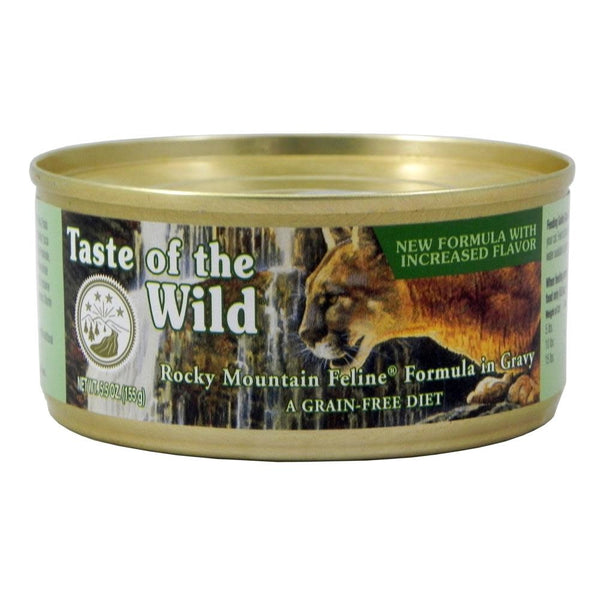 TASTE OF THE WILD Rocky Mountain Grain-Free Canned Cat Food Case-archived