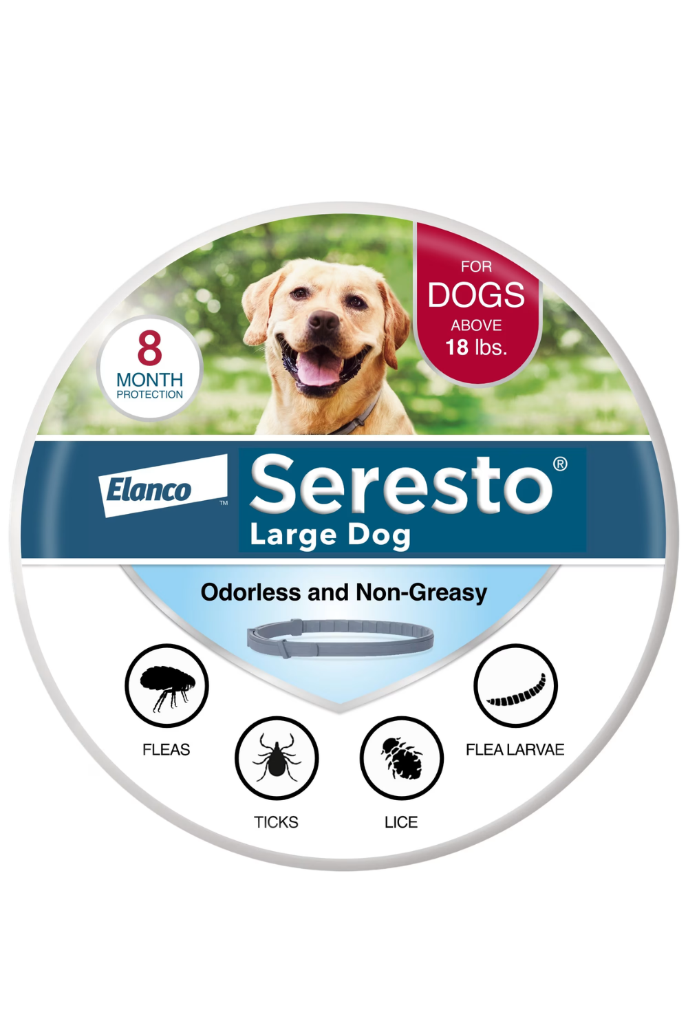 SERESTO 8 Month Tick Collar for Large Dogs