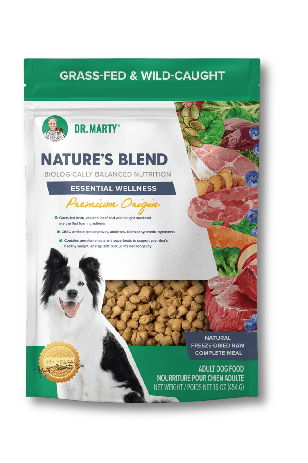 DR MARTY Nature's Blend Premium Origin Freeze-dried Dog Food