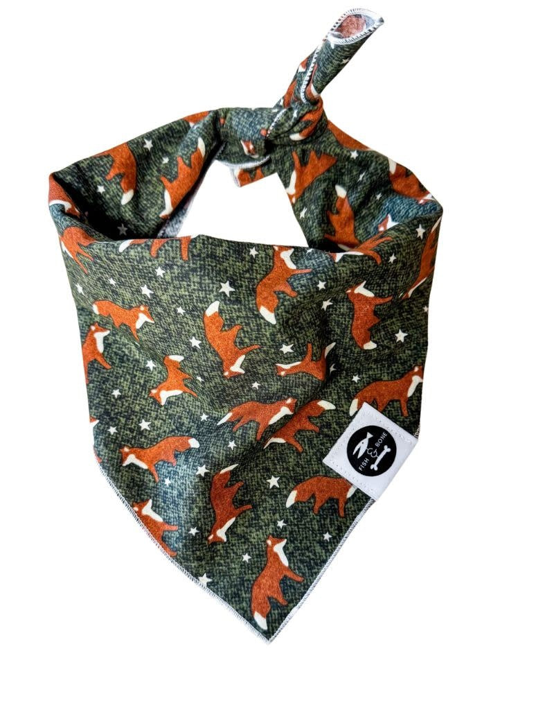 THE FISH & BONE Bandana Foxes