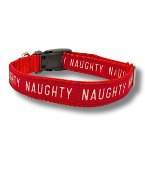 SEW FETCH Dog Collar Naughty