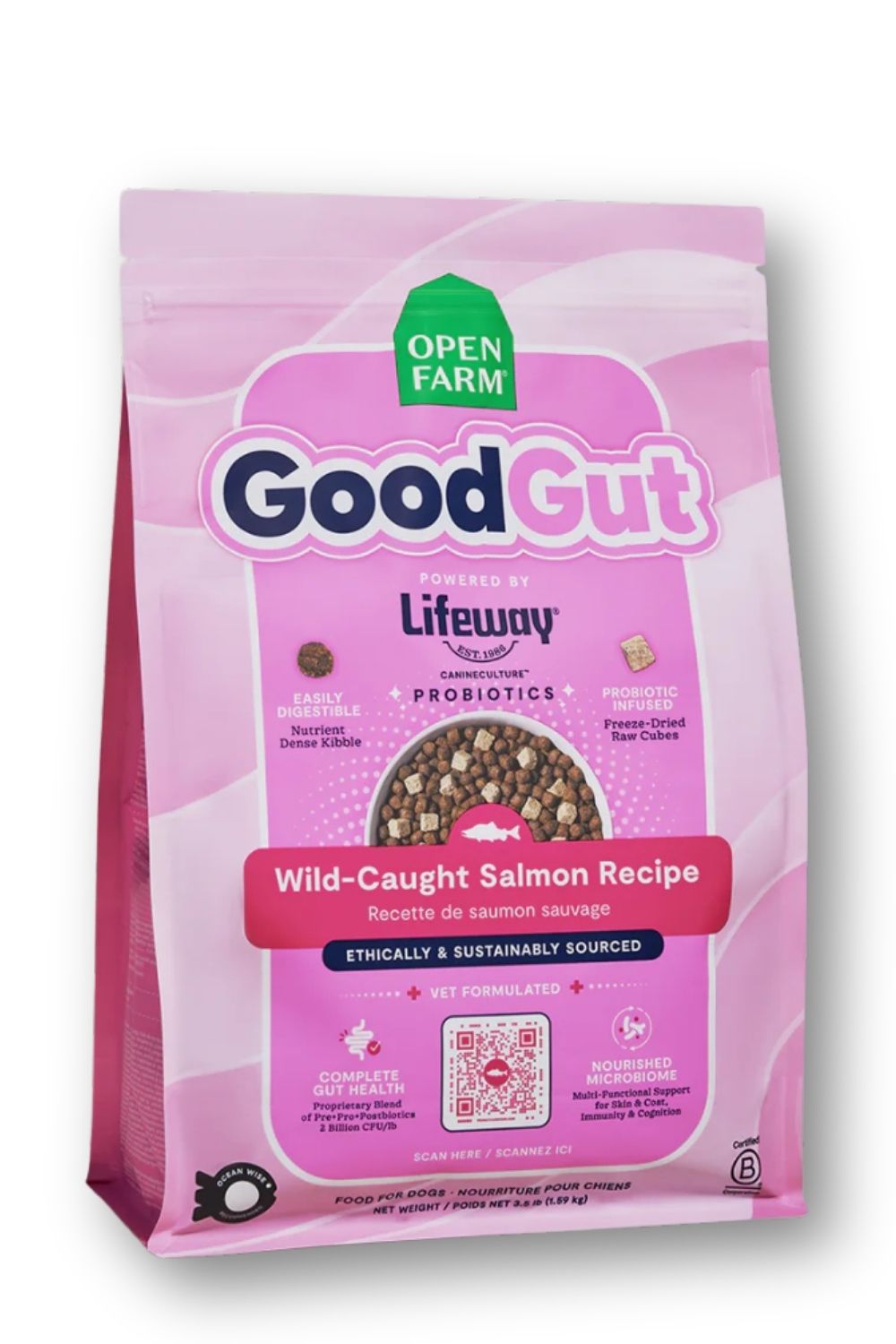 OPEN FARM GoodGut Wild Salmon Dry Dog Food