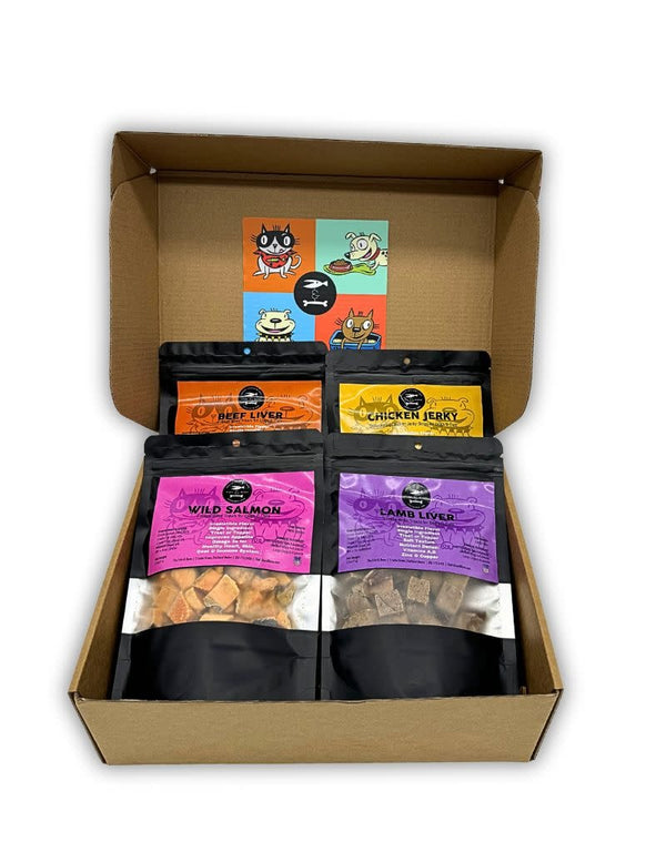 FISH & BONE Variety Pack Treats Gift Box