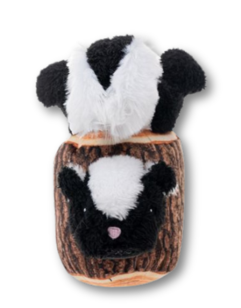 TERRITORY Animated Skunk in Log Dog Toy