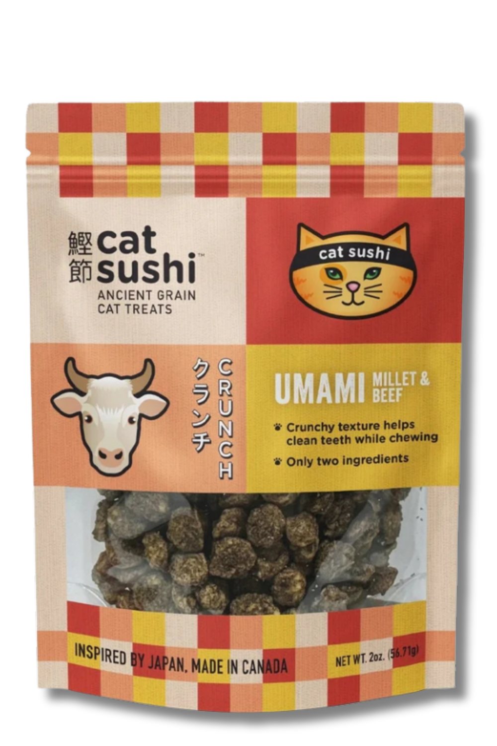 EARTHLY Cat Sushi Crunch Beef 2oz
