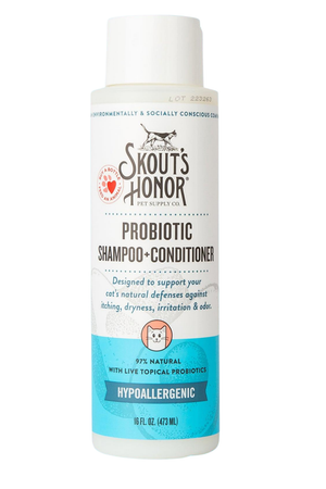 SKOUTS HONOR Shampoo and Conditioner for Cats Unscented 16OZ