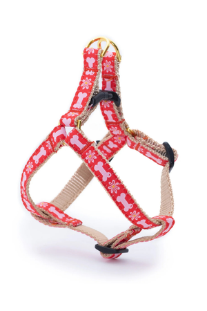 UP COUNTRY Small Breed Harness Bones in Bloom