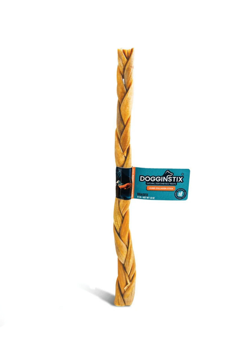 FISH & BONE Braided Collagen Chew Lamb