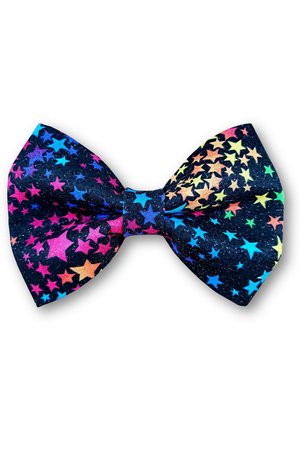 CHEEKY CHIC BOWS Bow Tie Glitter Rainbow