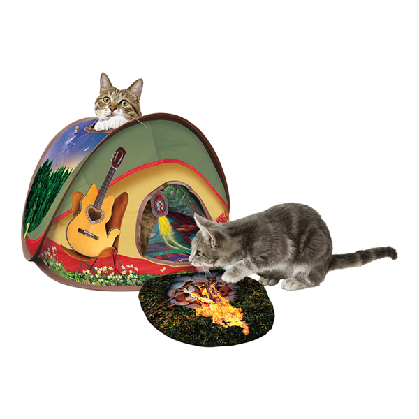 play tent for cats KONG Play Spaces Glamping Tent