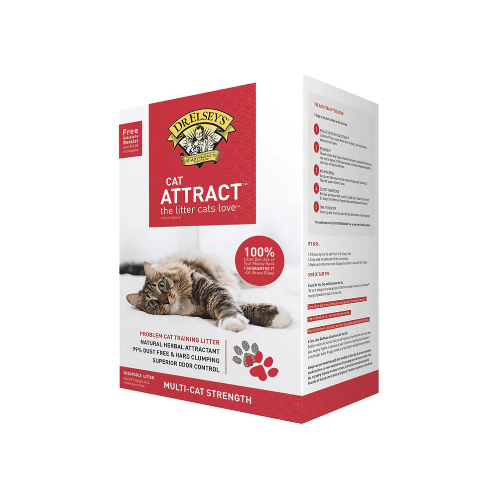 DR ELSEY'S Cat Attract Unscented Clumping Clay Cat Litter 20lb
