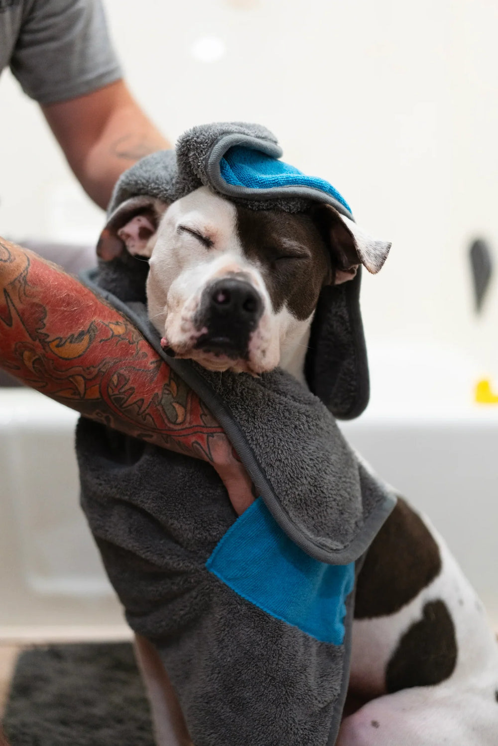 MESSY MUTTS Microfiber Towel Gray