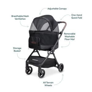 WONDERFOLD Bella Pet Stroller