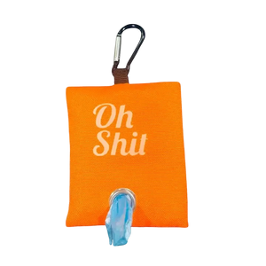 "Oh Shit"  Poo Bag Dispenser