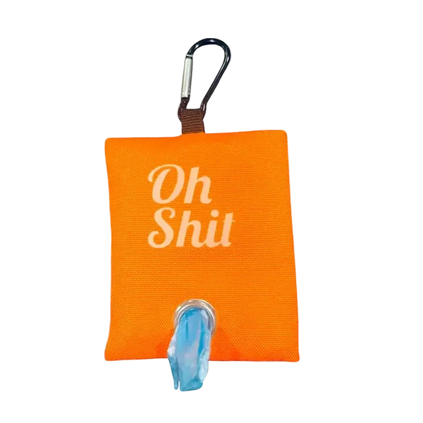 "Oh Shit"  Poo Bag Dispenser