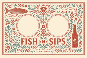 CIAO GATTO Smör & Sip Reversible Cat Placemat