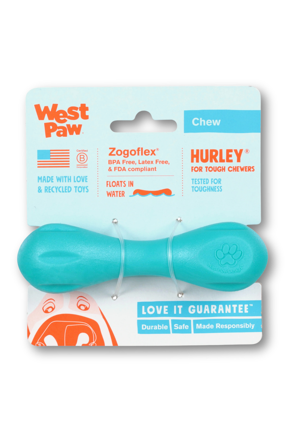WEST PAW Hurley Toy Teal