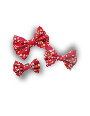 FISH & BONE Bow Tie Fall Florals