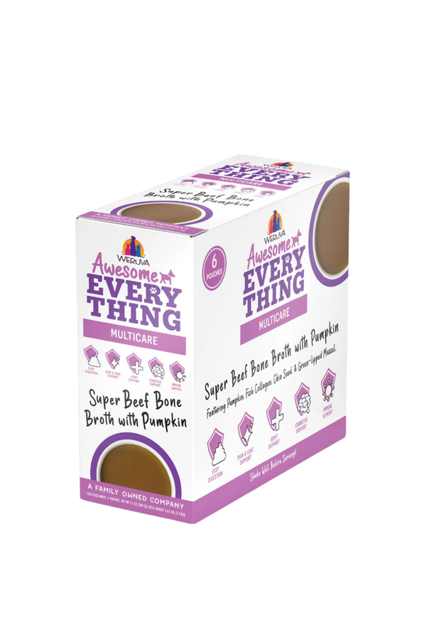 WEREVA Awesome Everything Super Beef Bone Broth with Pumpkin CASE 6/7OZ