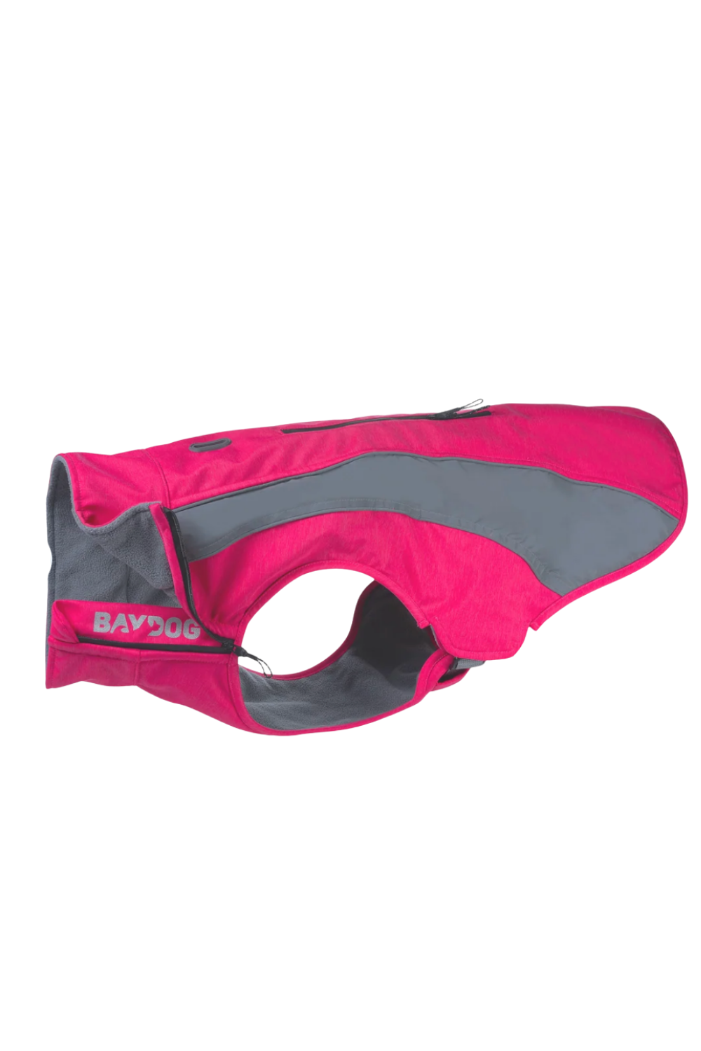 BAYDOG Saginaw Fleece Watrerproof Dog Jacket Pink