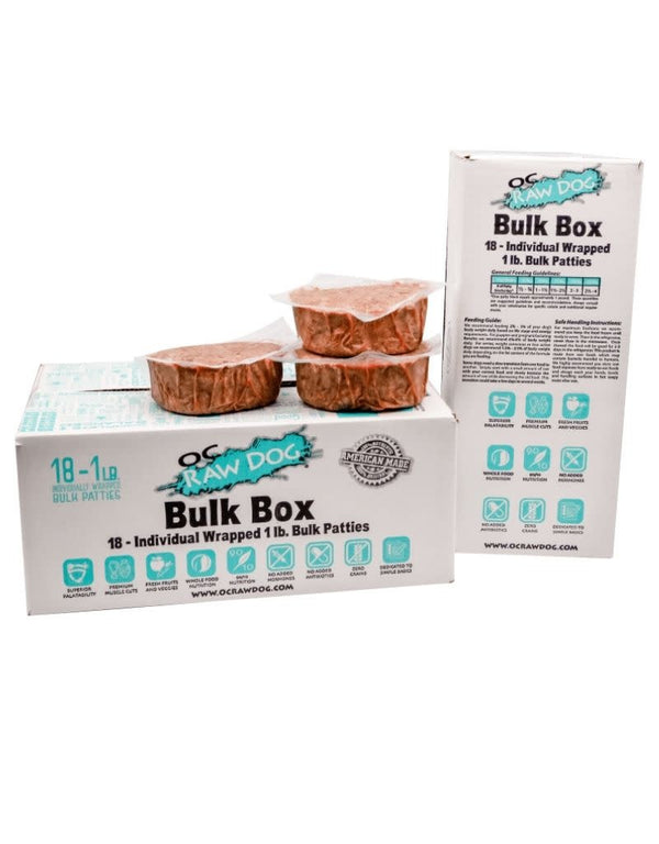 OC RAW Frozen Dog Fish & Produce Recipe 18 LB