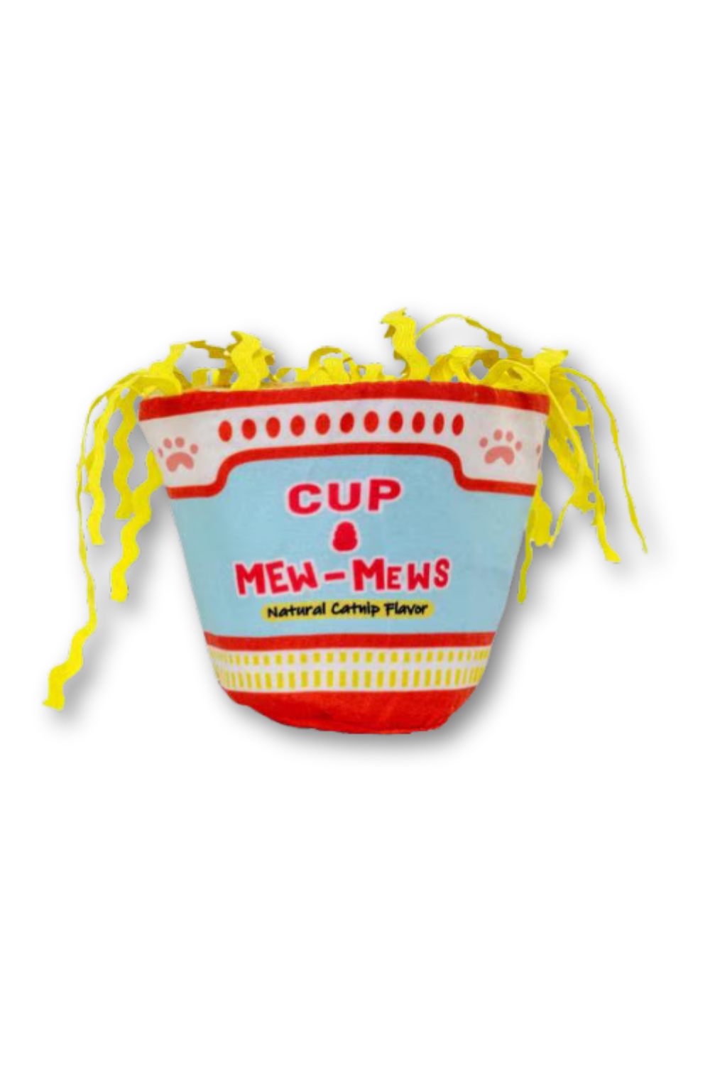 KONG Crackle Noodle Cat Toy Yellow