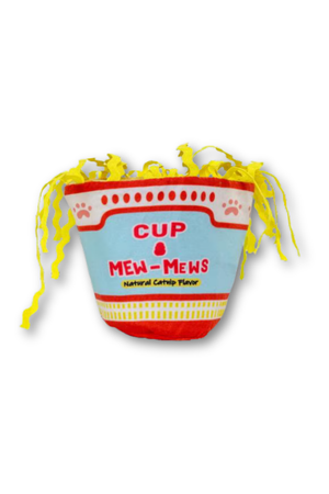 KONG Crackle Noodle Cat Toy Yellow