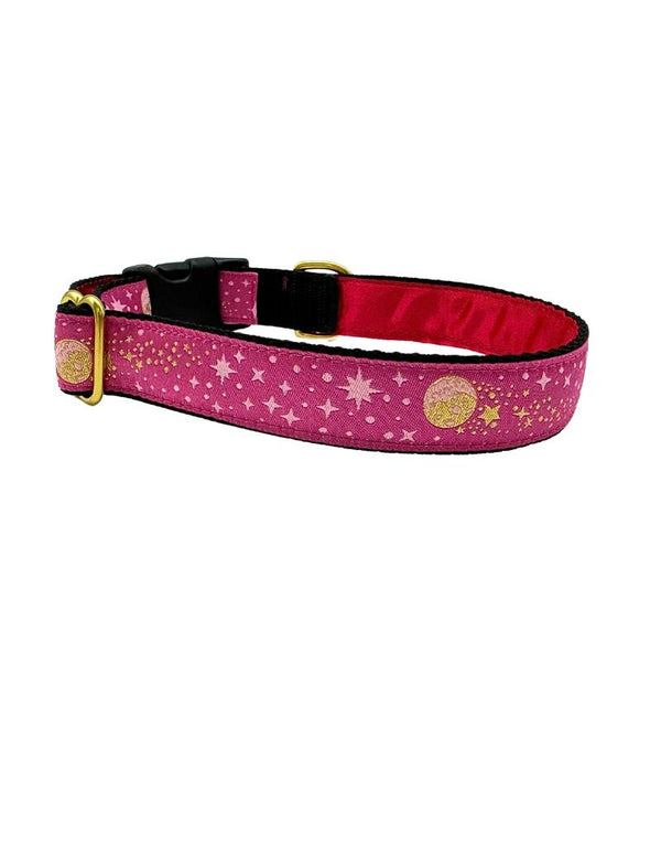 MACKENZIE Star Gazer Clip Collar Pink