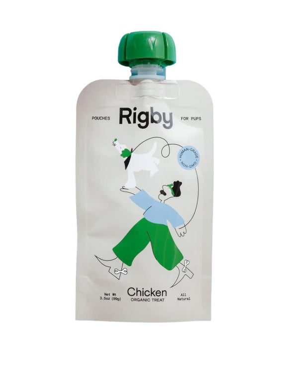 RIGBY Organic Chicken Pouch Lickable Dog Treat
