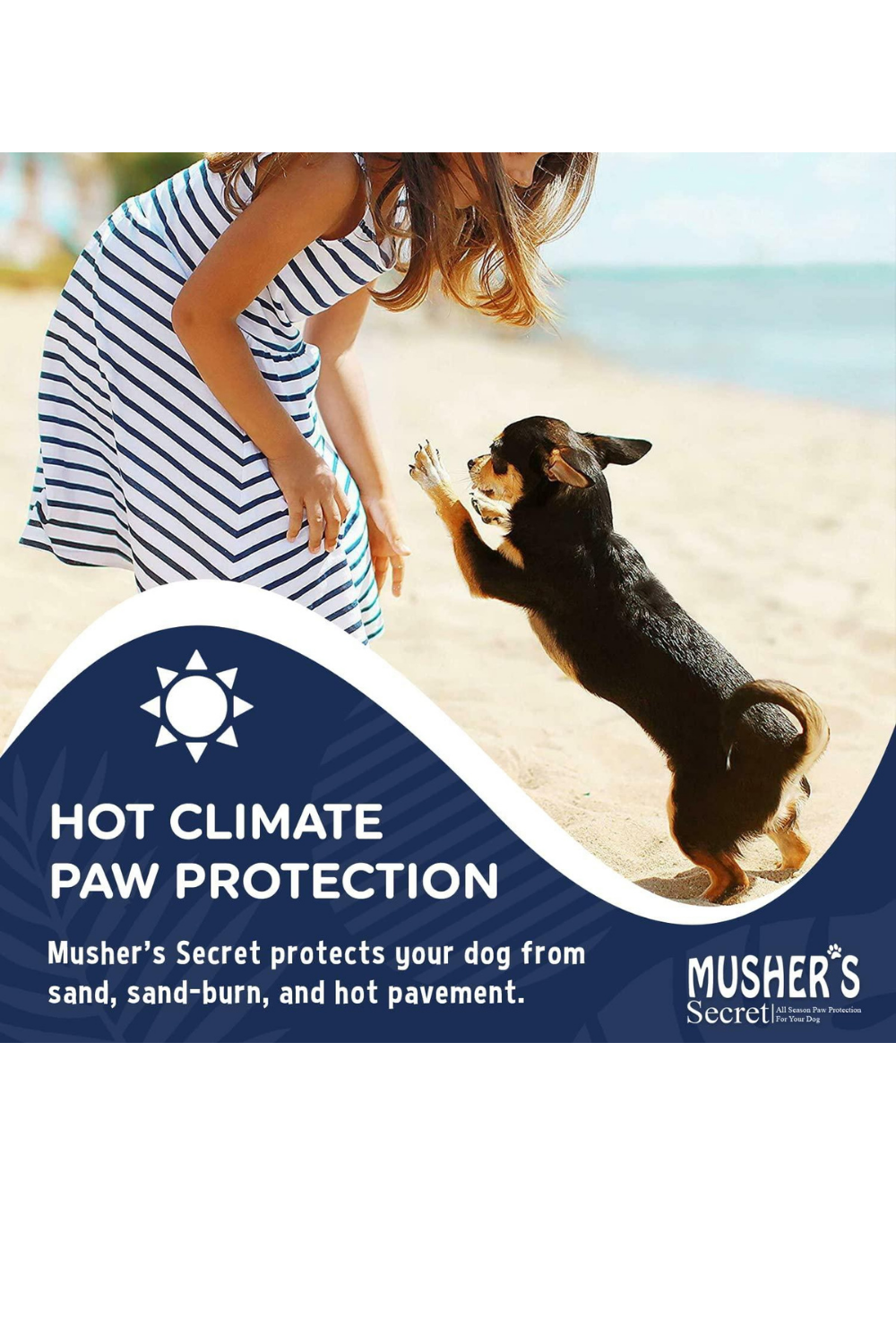 MUSHER'S SECRET Paw Protection Natural Dog Wax