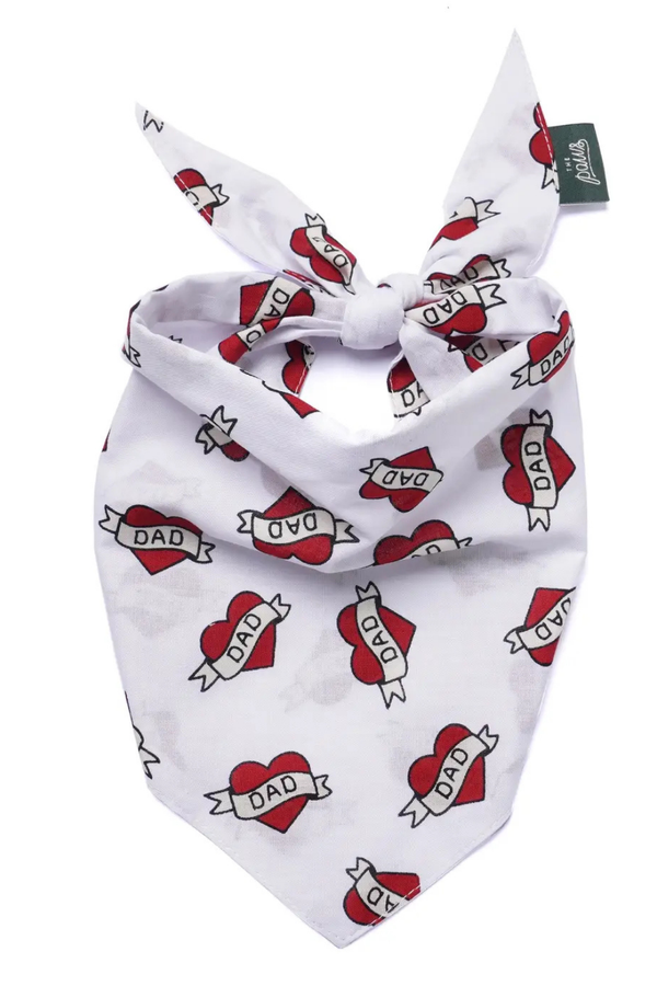 FISH & BONE Bandana I Love Dad